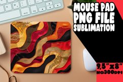 Bold 3D Embroidered Flower Mouse Pad Product Image 1