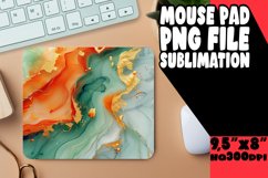 Artistic Marble Flower 3D Design Mouse Pad Product Image 1