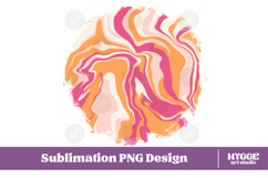 Retro Background Png Fluid Marble Paper Sublimation Splash Product Image 1
