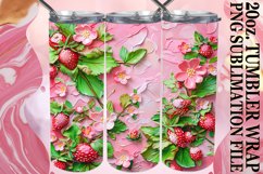 3D Blooming Flower Tumbler Wrap Product Image 1