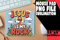 BRIGHT MOUSE PAD SUBLIMATION STYLE, Religious Product Image 1