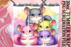 RADIANT EVENINGS 20oz TUMBLER WRAP, Cute Animals Product Image 1