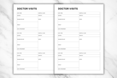 Editable Doctor Visits Canva Template 3 Product Image 3
