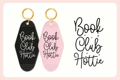Book Lover Motel Keychain SVG Vol. 2 | Book Club Hottie Product Image 3