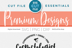 Cosmetologist svg, a cosmetology design for crafters Product Image 2