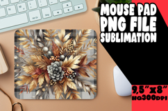 Luminous Desk Mat PNG Style, Autumn Flower Product Image 1