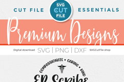 ER scribe svg, an emergency department scribe svg for crafts Product Image 2