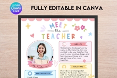 Meet the Teacher - B01 - Canva Template Product Image 2