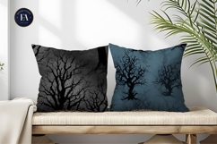 Twisted Haunted Trees Seamless Digital Paper Product Image 2