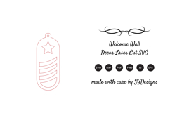 4th of July Earrings SVG Laser Cut Product Image 2