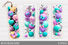 Butterflies Bookmark Design. Butterfly Bookmark Sublimation Product Image 1