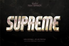 Cartoon text effect, editable supreme text and comic text Product Image 1