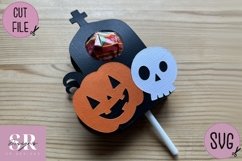 Halloween lolly holder | Paper cutting | lolly holder Product Image 3