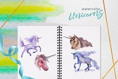 Unicorn Masterpiece Watercolor png Product Image 5