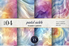 Pastel Smoke Swirl Pattern | Dreamy Abstract Background Product Image 1