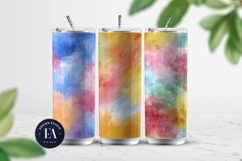 Watercolor Wash Digital Paper | Seamless Rainbow Texture Product Image 2