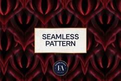 Vampire Fangs Pattern, Dark Gothic Teeth Digital Paper Product Image 3