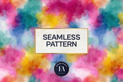 Watercolor Wash Digital Paper | Seamless Rainbow Texture Product Image 3