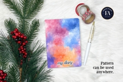 Watercolor Wash Digital Paper | Seamless Rainbow Texture Product Image 4