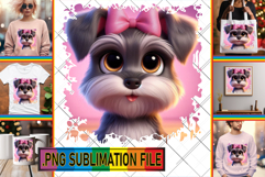 Cheerful TSHIRT Art Magic PNG, 3D Dog Product Image 1