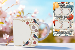 Elegant 15oz Mug Wrap Png Design , Christmas Product Image 1