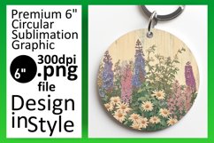 Classic Floral Keychain &amp; Coaster Showcase Product Image 1