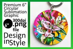 Lively Floral Pattern Sublimation Wraps Product Image 1