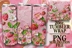 Flower and Fruit 3D Pattern Wrap Product Image 1