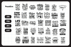 35 Funny Quilting Quote SVG For Quilters Bundle Product Image 3