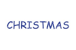 Christmas lettering vector illustration. Letter, text, font. Product Image 1