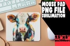 Country Comfort Cow Sublimation Mouse Pads Product Image 1