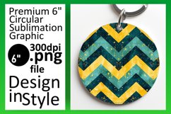 Shiny Sparkly Stripe Round Design Product Image 1