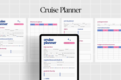 Cruise Planner Printable PDF Vacation Organization Planner Product Image 1