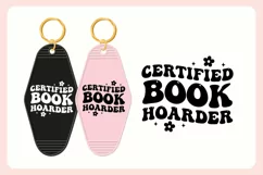 Book Lover Motel Keychain SVG Vol. 2 | Book Hoarder Product Image 3