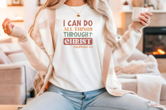 Christian Quote SVG - Faith Saying | I Can Do All Things Product Image 4