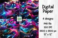Abstract Digital Paper | PNG Background | Wall | Tumbler Product Image 1