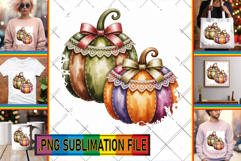 Dazzling TOTE BAG Art Ideas, Pumpkin Watercolor Product Image 1
