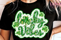 Lucky Vibes Png, Blessed Vibes Png, Not Lucky Simply Blessed Product Image 5