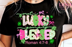 Not Lucky Simply Blessed png, Patrick png, Coquette Png Product Image 5