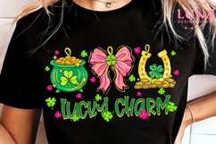 Lucky Charm Png, Blessed Vibes Png, Not Lucky Simply Blessed Product Image 5