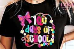 Happy 100 Days of School Coquette Png 100 Days of School PNG Product Image 5