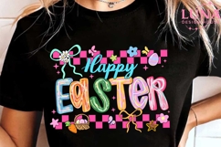 Brushstroke Happy Easter png, Coquette carrot png Product Image 5