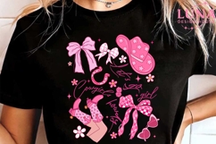 Pink Cowboy Boots Png, Rodeo Fashion, Cowgirl Boots PNG Product Image 1