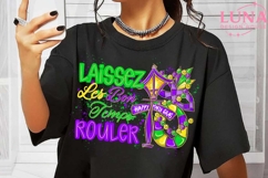 Glitter Laissez Les Bon Temps Rouler png, Mardi gras Png Product Image 6