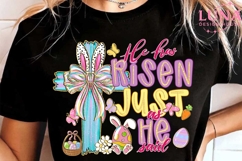 He Has Risen Just As He Said Luke 24-6 Png, Easter Christian Product Image 5