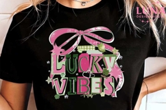 Lucky Png, St Patricks Day Png, Lucky Vibes Png, Shamrock Product Image 5