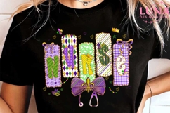 Nurse Mardi Gras Png, Mardi Gras Png, Nurse Png, Fat Tuesday Product Image 6