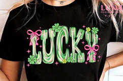 Lucky Shamrock Png, Blessed Vibes Png Product Image 5