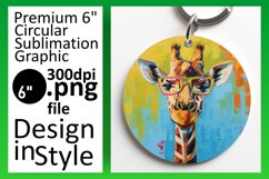 Cute Giraffe Spring Round Design Your Collection Product Image 1