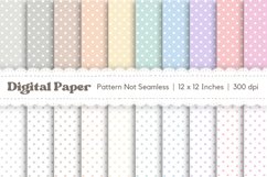 20 Pastel Polka Digital Paper, Pastel Polka Background, PNG Product Image 1